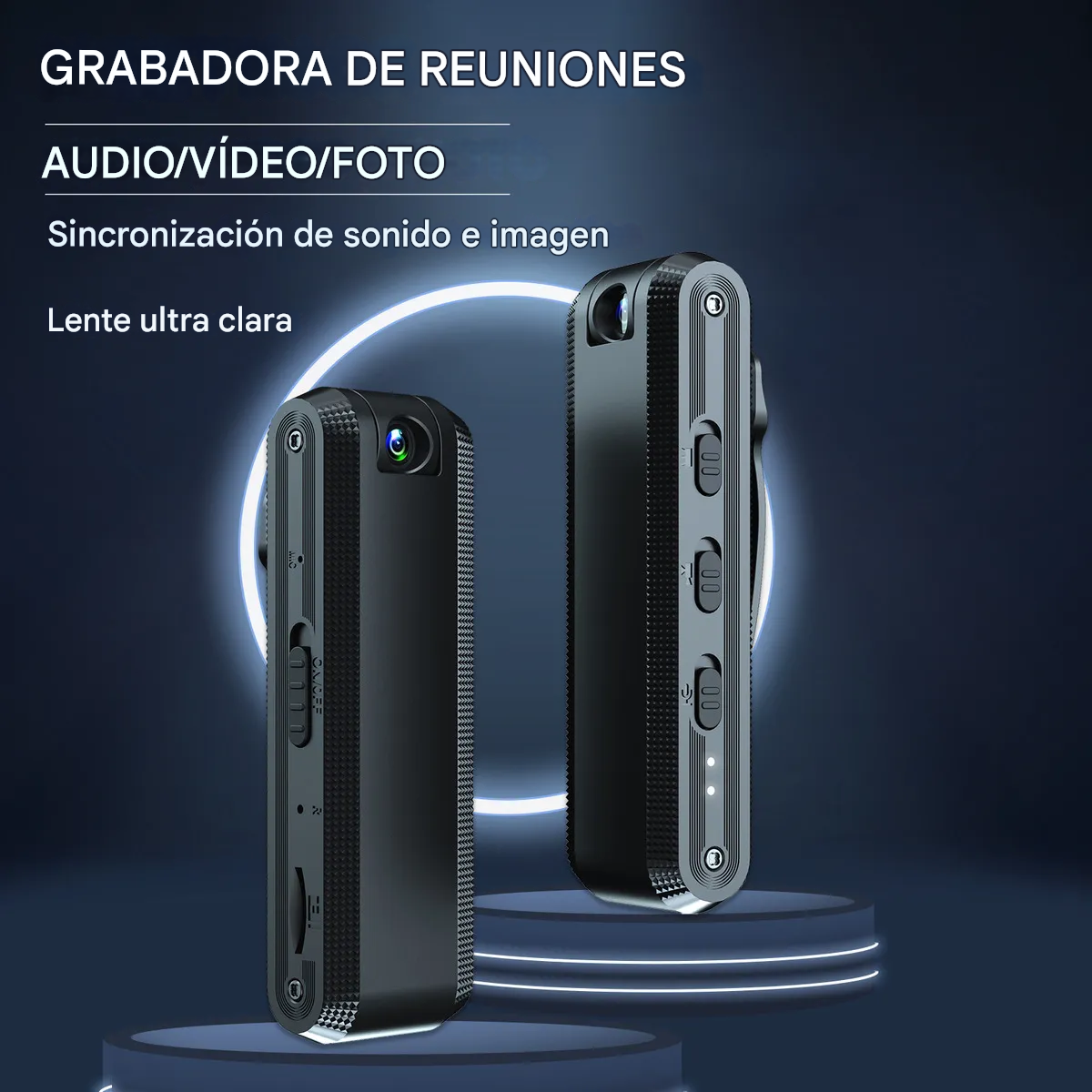 📹 Grabadora de Vídeo HD 1080P | Reducción de Ruido Inteligente | Portátil y Compacta 👜