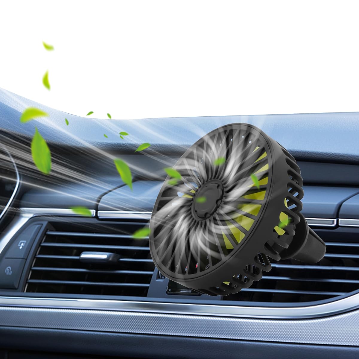 Ventilador para autos USB con luces led - Promoción