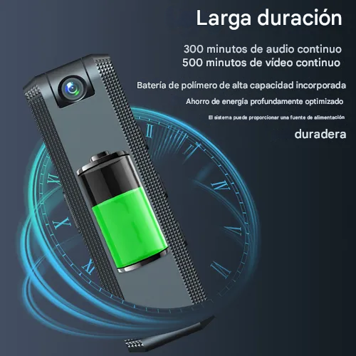 📹 Grabadora de Vídeo HD 1080P | Reducción de Ruido Inteligente | Portátil y Compacta 👜