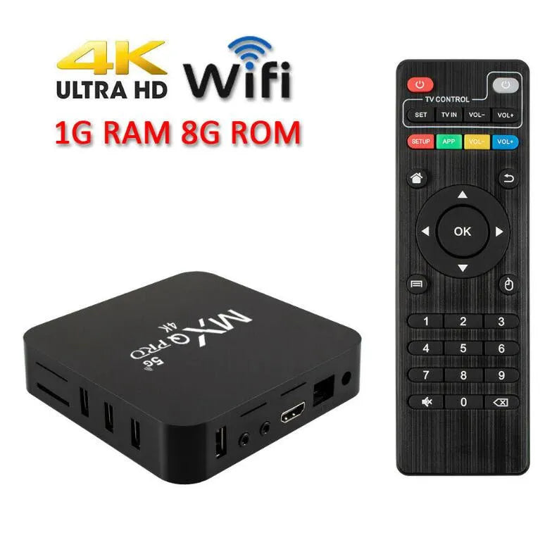 TV BOX ANDROID ULTRA POTENTE - MXQ Pro 4K 5G