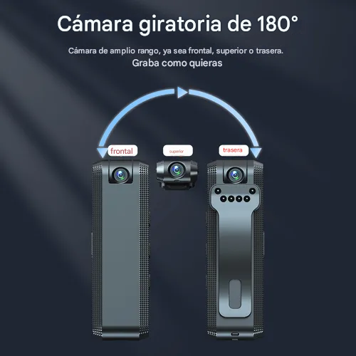 📹 Grabadora de Vídeo HD 1080P | Reducción de Ruido Inteligente | Portátil y Compacta 👜