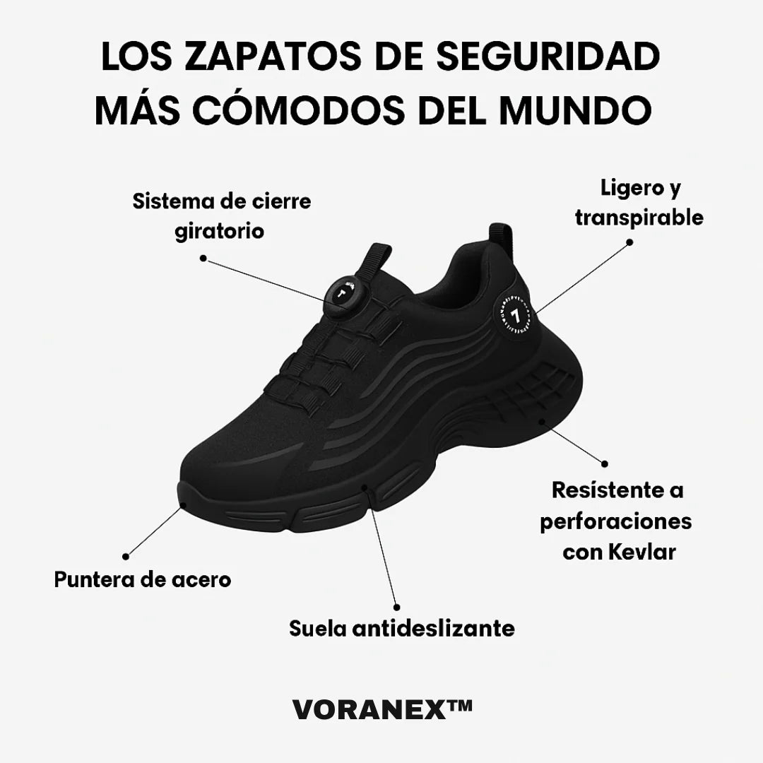 SafeShoes - Zapatos de seguridad con punta de acero | 🔥50% de descuento🔥