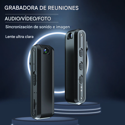 📹 Grabadora de Vídeo HD 1080P | Reducción de Ruido Inteligente | Portátil y Compacta 👜