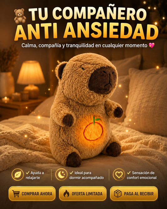 🐹💤 CAPYBARA ANTI ANSIEDAD - 🎁50% DE DESCUENTO🎁