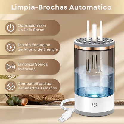 LUMIBRUSH™ - Limpiador eléctrico de brochas + Jabón incluido
