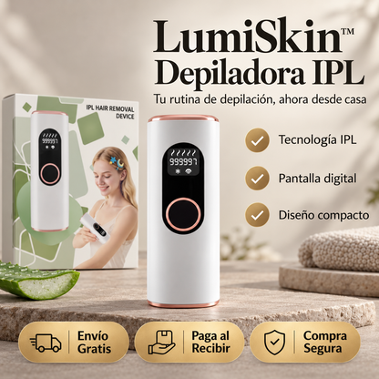 ✨ LumiSkin™ — Depiladora IPL para una Piel Suave 🌸