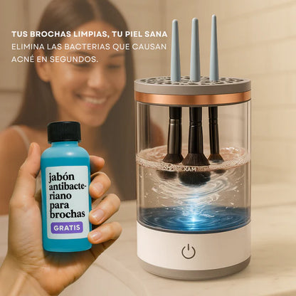 LUMIBRUSH™ - Limpiador eléctrico de brochas + Jabón incluido