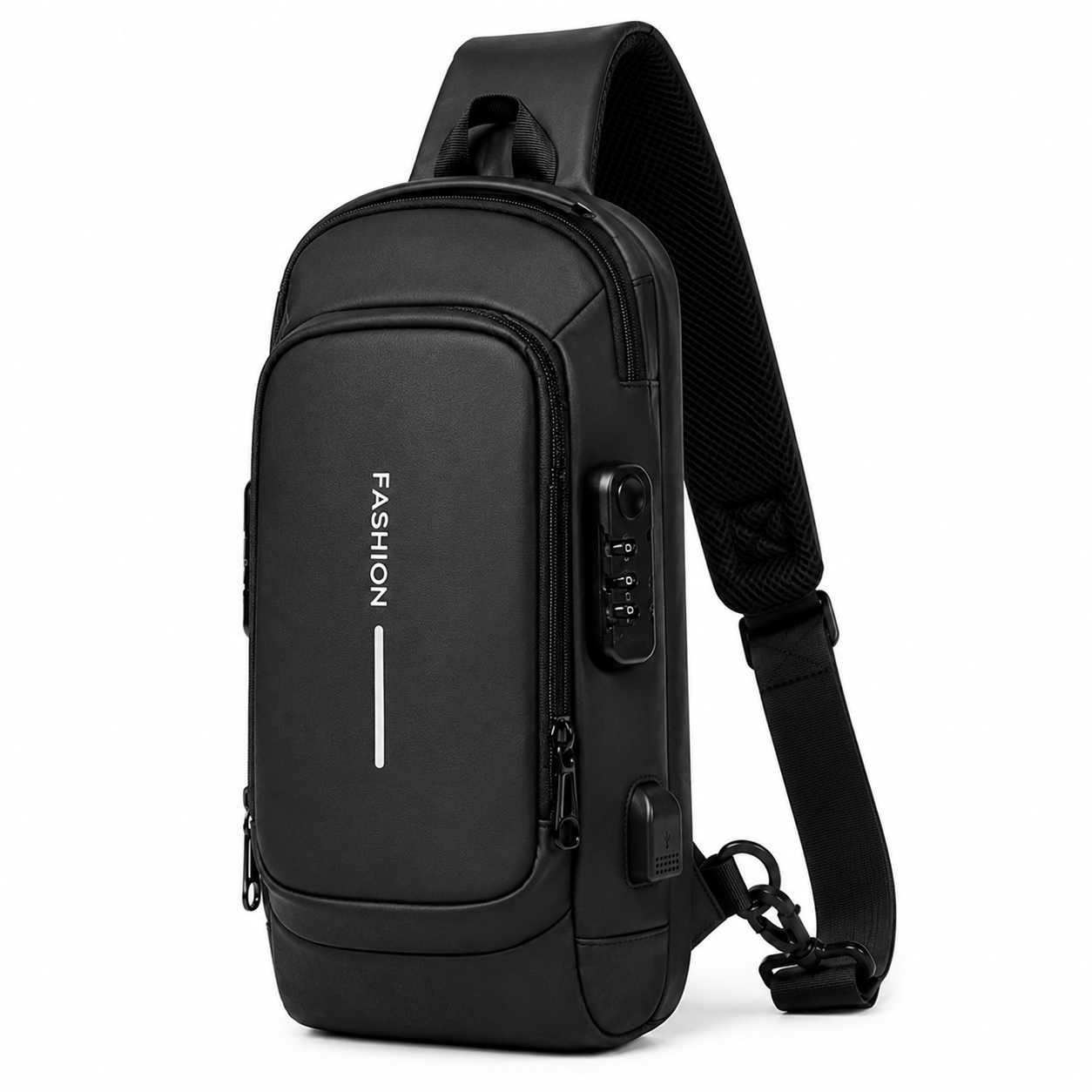 Bolso Cruzado Bandolera Antirrobo Impermeable Con Usb