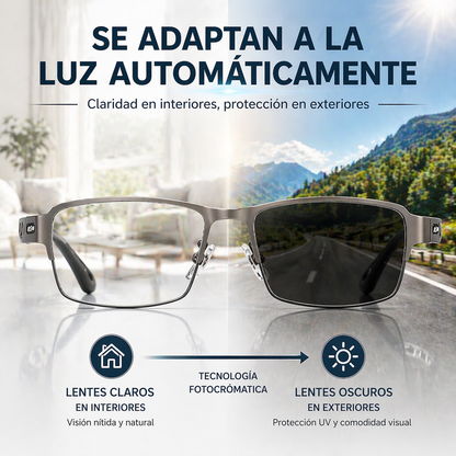 Gafas Multifocales Fotocromáticas Inteligentes