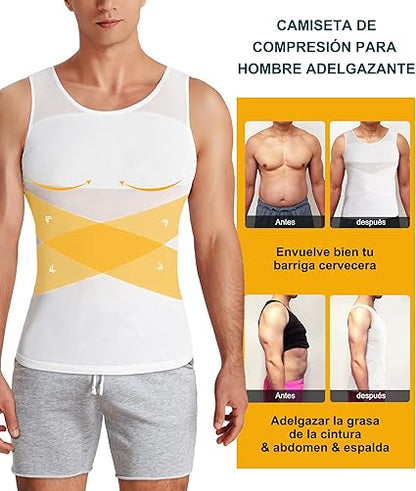 PROMOCIÓN - Camisa Adelgazante De Compresión Para Hombres