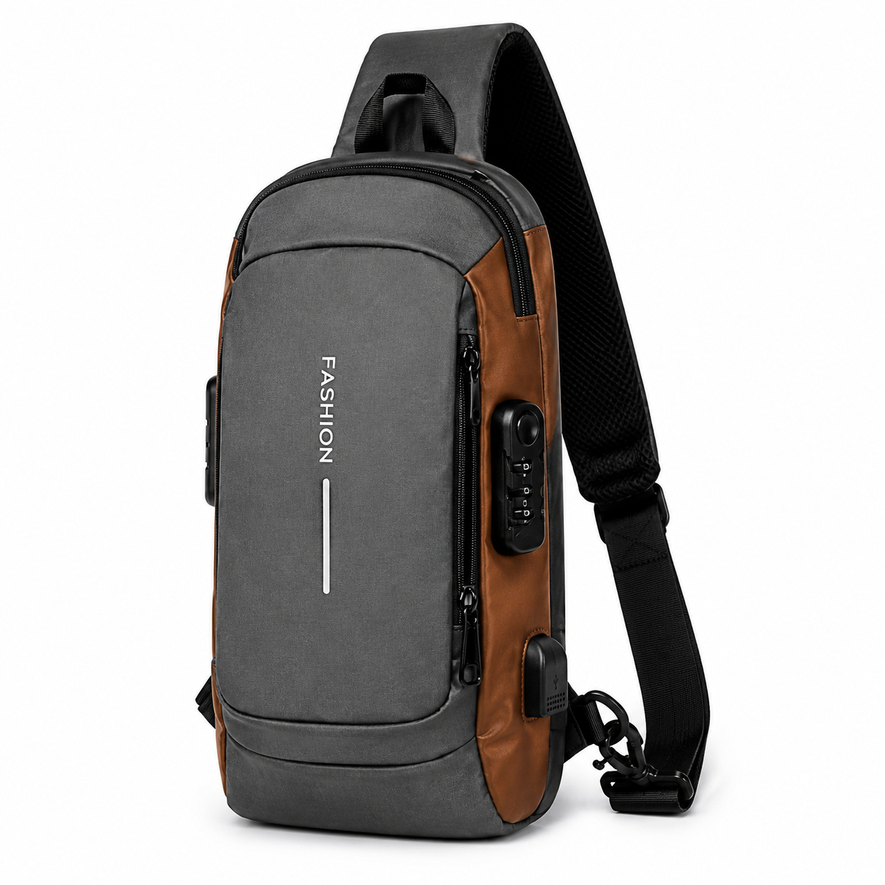 Bolso Cruzado Bandolera Antirrobo Impermeable Con Usb