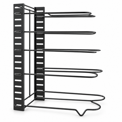 🍳 OrdenaChef™ — Organizador Ajustable de Ollas y Sartenes de 5 Niveles
