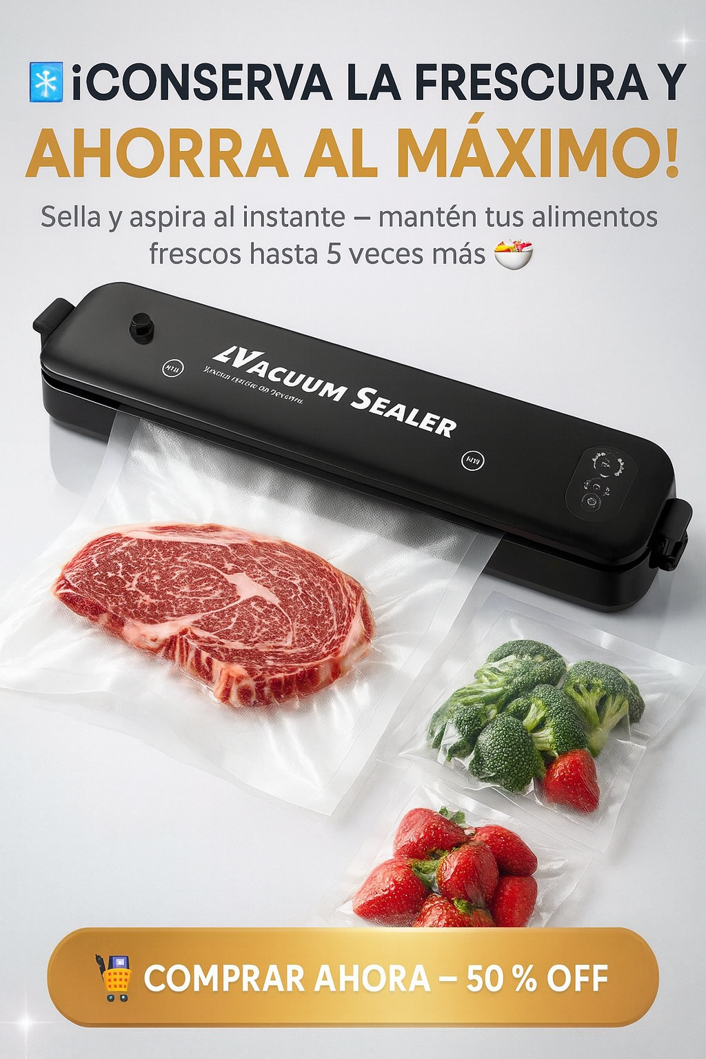 Selladora Al Vacío ¡SUPER PROMOCIÓN!🔥