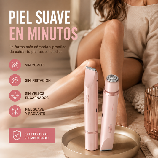 PureSkin™ – Afeitadora eléctrica para mujer