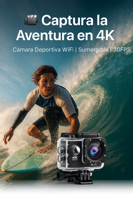 Cámara Profesional Sport Action 4k - Captura cada momento