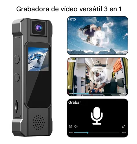 CÁMARA GRABADORA 4K HD CON VISIÓN NOCTURNA INFRARROJA 🌟