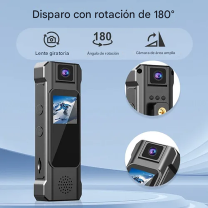CÁMARA GRABADORA 4K HD CON VISIÓN NOCTURNA INFRARROJA 🌟