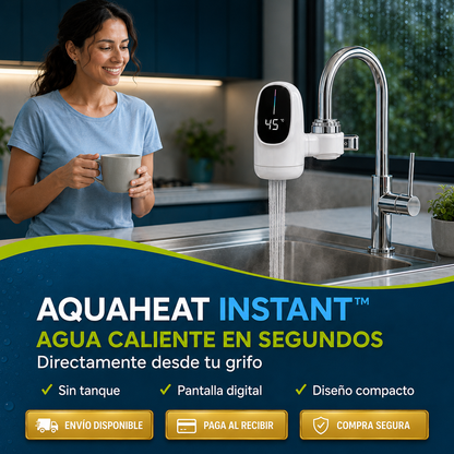 🔥 Grifo calentador™  Agua caliente en segundos, directo desde tu grifo 🚰✨