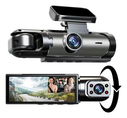 🚗📹 CAMARA VEHICULAR 2 EN 1 M8 HD - Seguridad Total en Cada Kilómetro