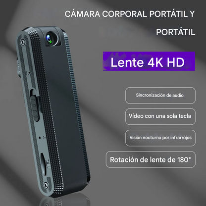 📹 Grabadora de Vídeo HD 1080P | Reducción de Ruido Inteligente | Portátil y Compacta 👜