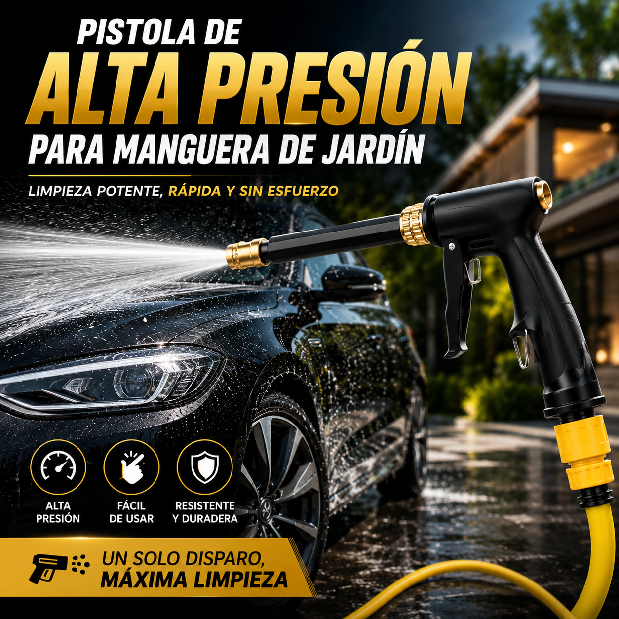 💧 Pistola potente de alta presión ¡SUPER PROMOCIÓN!