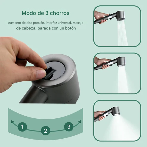 🌟 DUCHA DE ALTA PRESIÓN IÓNICA🚿