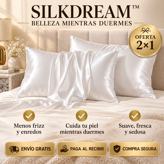 Funda de Seda Antifrizz – SilkDream™ | OFERTA 2×1