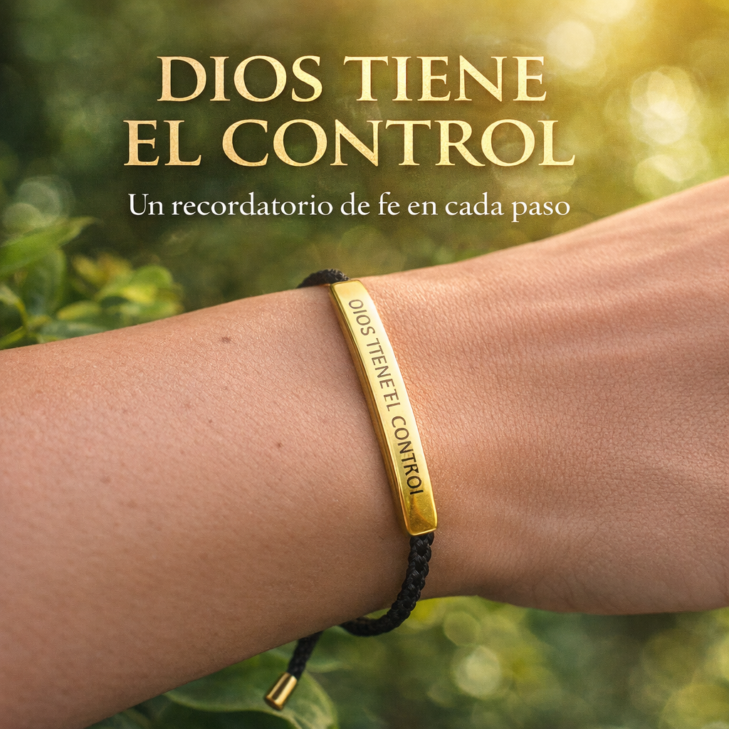 Promoción 2 x 1 - Pulsera “Dios Tiene el Control” 🙌✨
